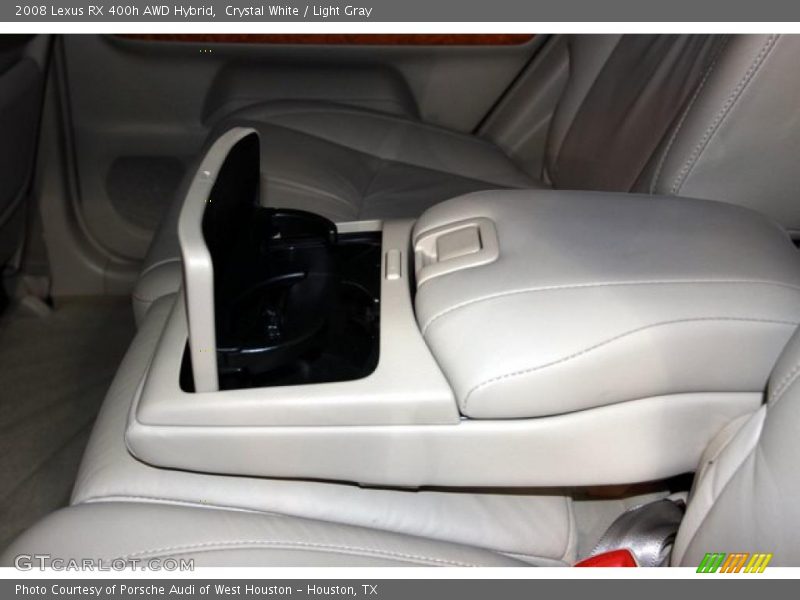 Crystal White / Light Gray 2008 Lexus RX 400h AWD Hybrid