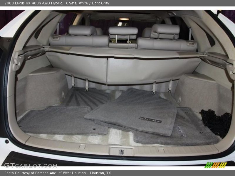 Crystal White / Light Gray 2008 Lexus RX 400h AWD Hybrid