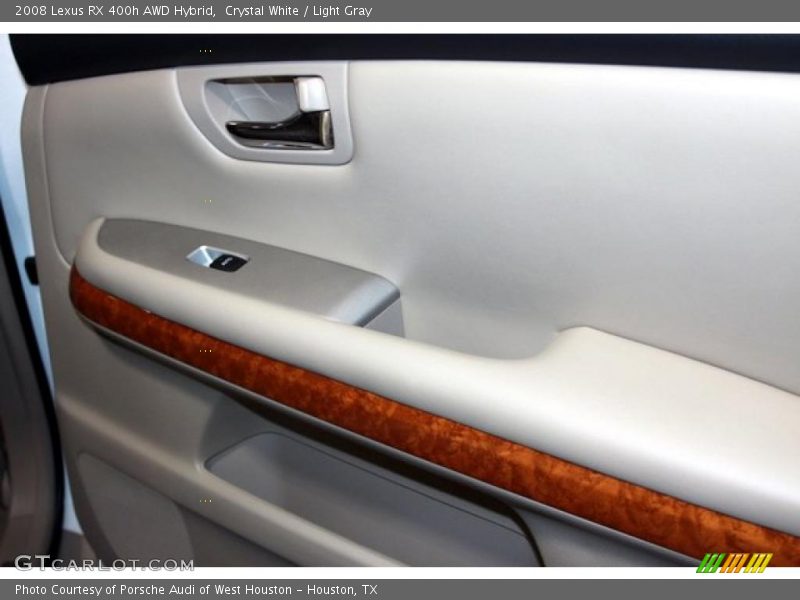 Crystal White / Light Gray 2008 Lexus RX 400h AWD Hybrid