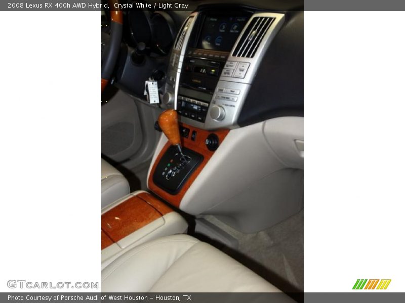 Crystal White / Light Gray 2008 Lexus RX 400h AWD Hybrid