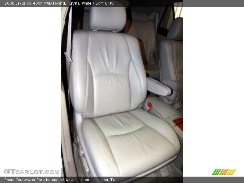 Crystal White / Light Gray 2008 Lexus RX 400h AWD Hybrid
