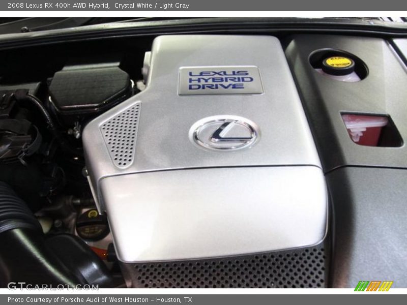 Crystal White / Light Gray 2008 Lexus RX 400h AWD Hybrid