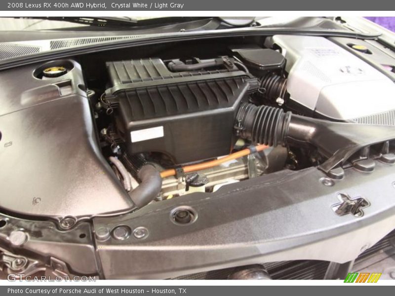 Crystal White / Light Gray 2008 Lexus RX 400h AWD Hybrid