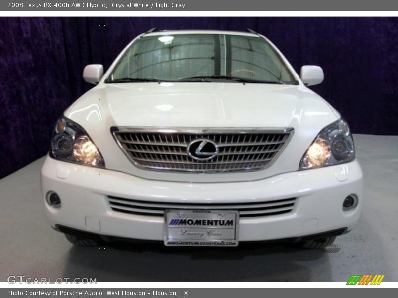 Crystal White / Light Gray 2008 Lexus RX 400h AWD Hybrid