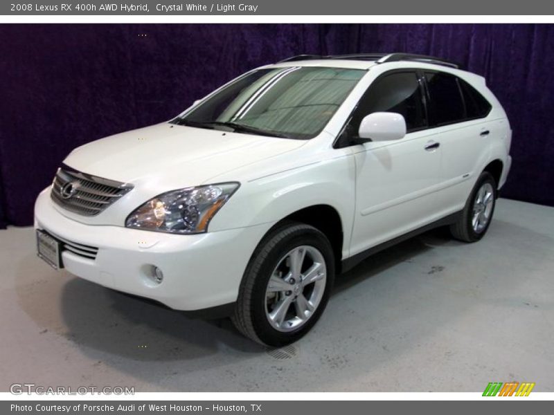 Crystal White / Light Gray 2008 Lexus RX 400h AWD Hybrid