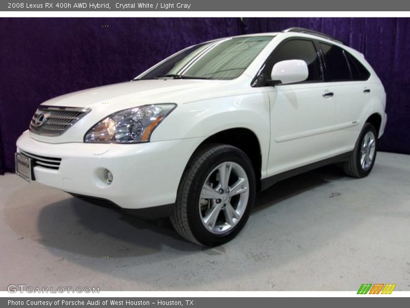 Crystal White / Light Gray 2008 Lexus RX 400h AWD Hybrid