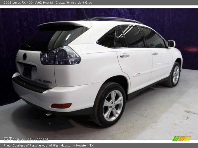 Crystal White / Light Gray 2008 Lexus RX 400h AWD Hybrid