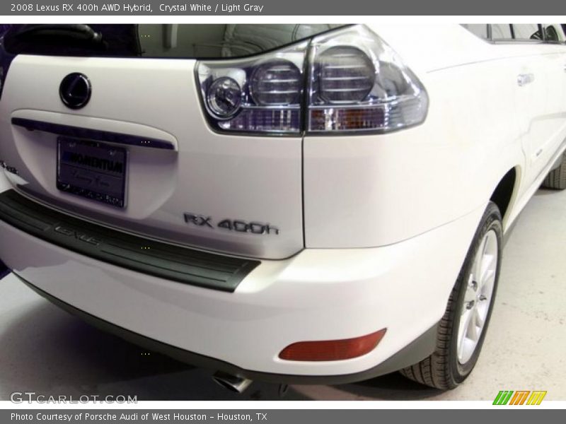 Crystal White / Light Gray 2008 Lexus RX 400h AWD Hybrid