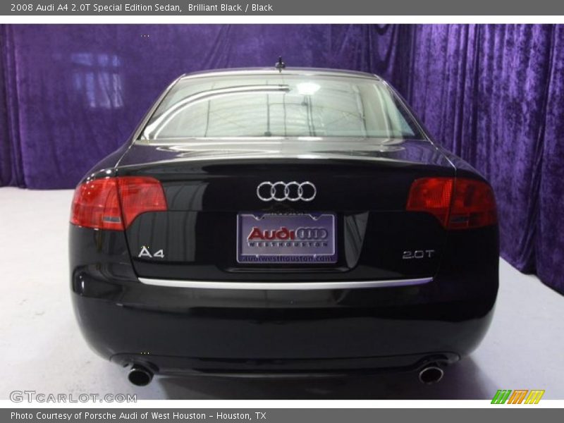 Brilliant Black / Black 2008 Audi A4 2.0T Special Edition Sedan