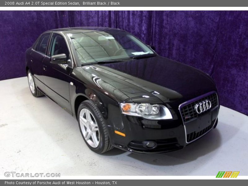 Brilliant Black / Black 2008 Audi A4 2.0T Special Edition Sedan