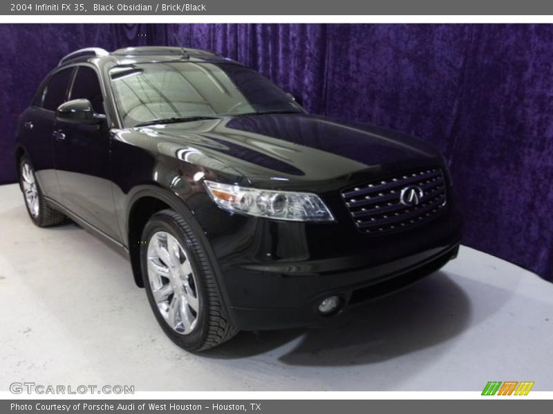 Black Obsidian / Brick/Black 2004 Infiniti FX 35