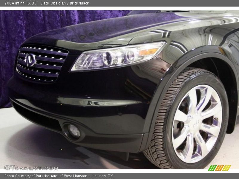 Black Obsidian / Brick/Black 2004 Infiniti FX 35