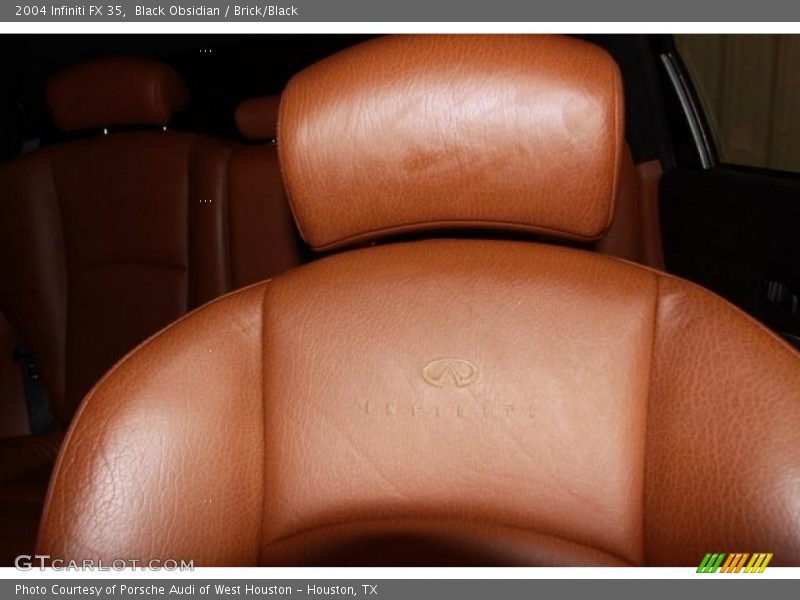 Black Obsidian / Brick/Black 2004 Infiniti FX 35