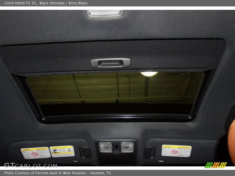 Black Obsidian / Brick/Black 2004 Infiniti FX 35