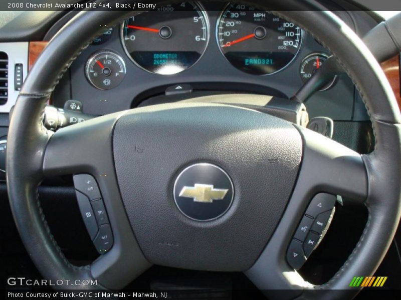 Black / Ebony 2008 Chevrolet Avalanche LTZ 4x4