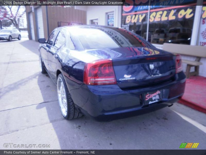 Midnight Blue Pearl / Dark Slate Gray/Light Graystone 2006 Dodge Charger SE