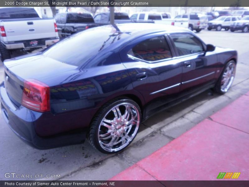 Midnight Blue Pearl / Dark Slate Gray/Light Graystone 2006 Dodge Charger SE