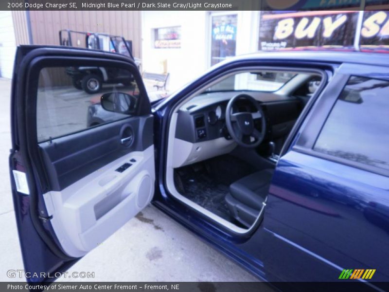 Midnight Blue Pearl / Dark Slate Gray/Light Graystone 2006 Dodge Charger SE