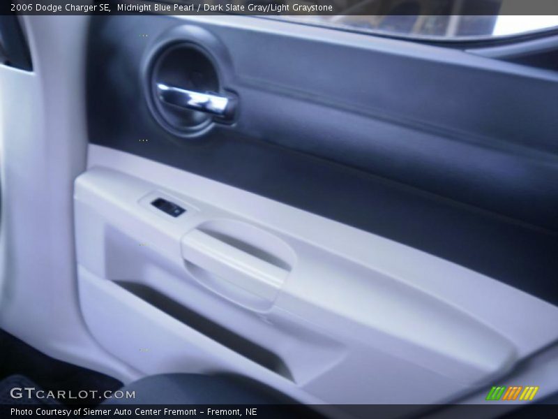 Midnight Blue Pearl / Dark Slate Gray/Light Graystone 2006 Dodge Charger SE