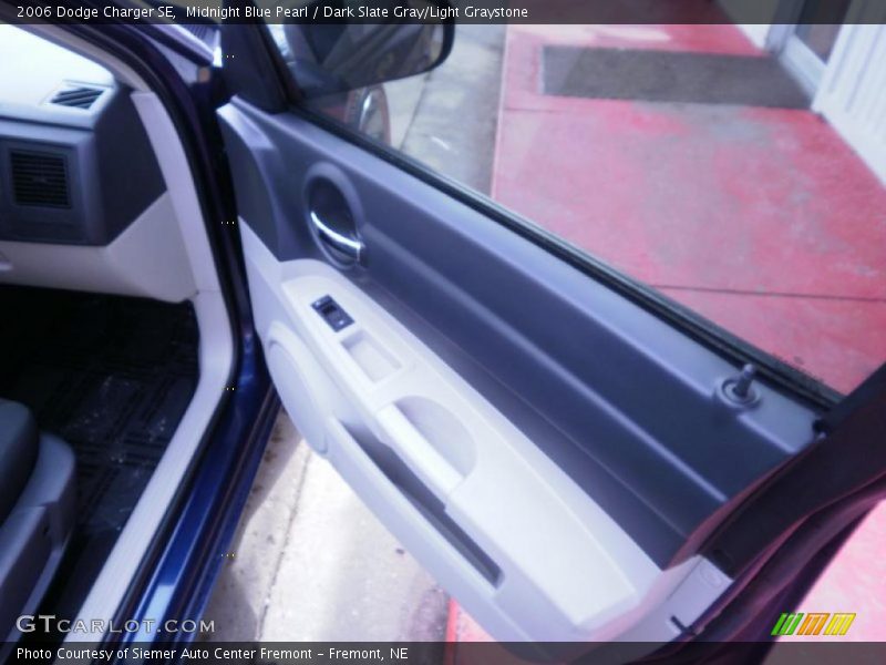 Midnight Blue Pearl / Dark Slate Gray/Light Graystone 2006 Dodge Charger SE