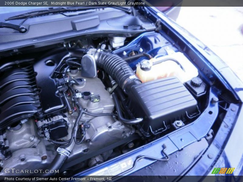 Midnight Blue Pearl / Dark Slate Gray/Light Graystone 2006 Dodge Charger SE