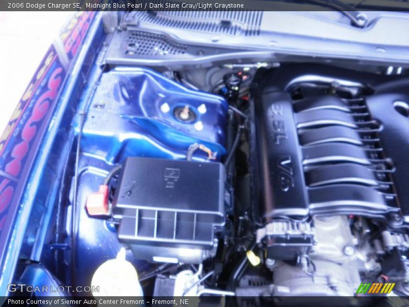 Midnight Blue Pearl / Dark Slate Gray/Light Graystone 2006 Dodge Charger SE