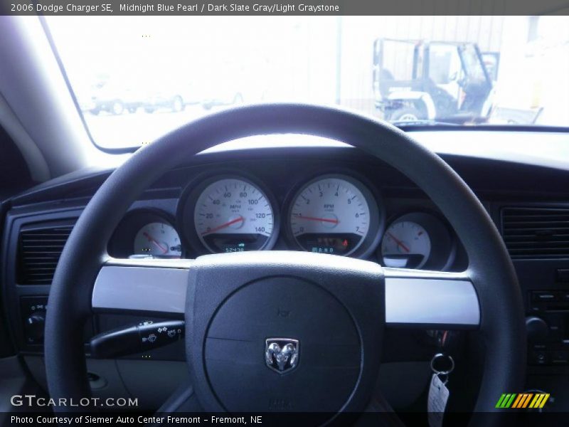 Midnight Blue Pearl / Dark Slate Gray/Light Graystone 2006 Dodge Charger SE