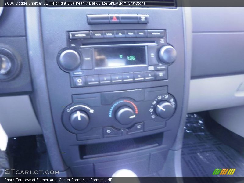 Midnight Blue Pearl / Dark Slate Gray/Light Graystone 2006 Dodge Charger SE
