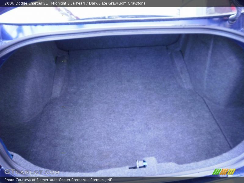 Midnight Blue Pearl / Dark Slate Gray/Light Graystone 2006 Dodge Charger SE