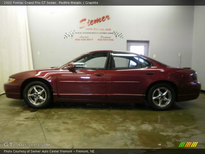 Redfire Metallic / Graphite 2002 Pontiac Grand Prix GT Sedan