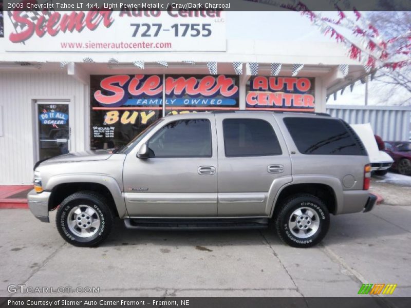 Light Pewter Metallic / Gray/Dark Charcoal 2003 Chevrolet Tahoe LT 4x4