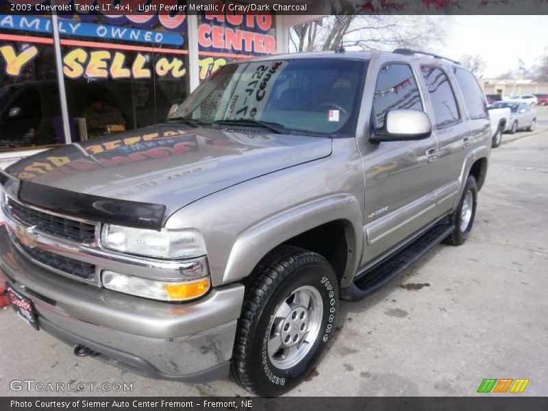 Light Pewter Metallic / Gray/Dark Charcoal 2003 Chevrolet Tahoe LT 4x4