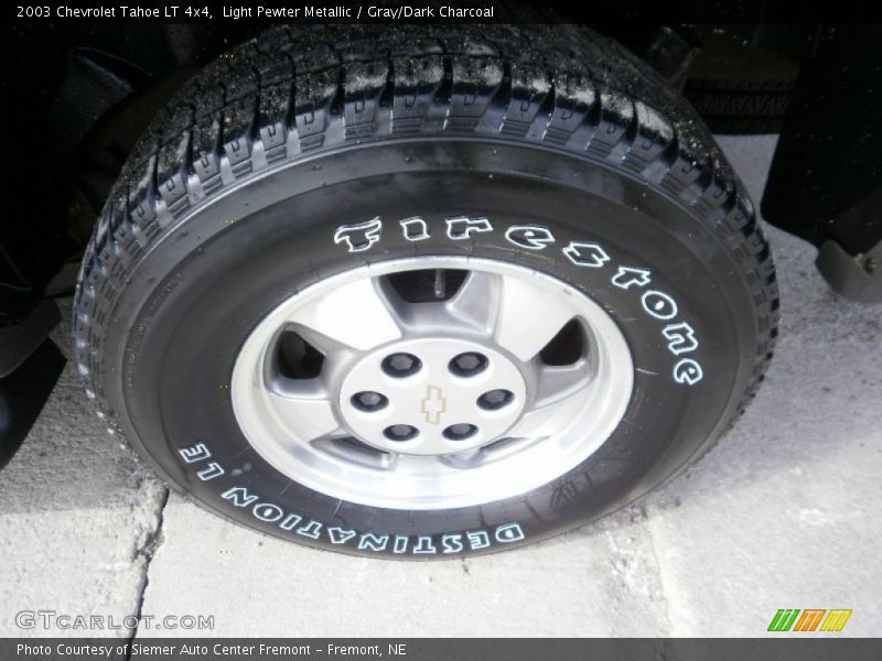 Light Pewter Metallic / Gray/Dark Charcoal 2003 Chevrolet Tahoe LT 4x4