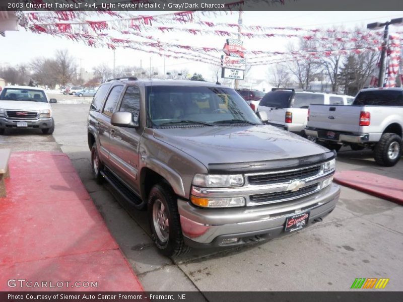 Light Pewter Metallic / Gray/Dark Charcoal 2003 Chevrolet Tahoe LT 4x4