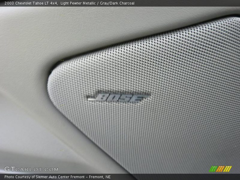 Light Pewter Metallic / Gray/Dark Charcoal 2003 Chevrolet Tahoe LT 4x4