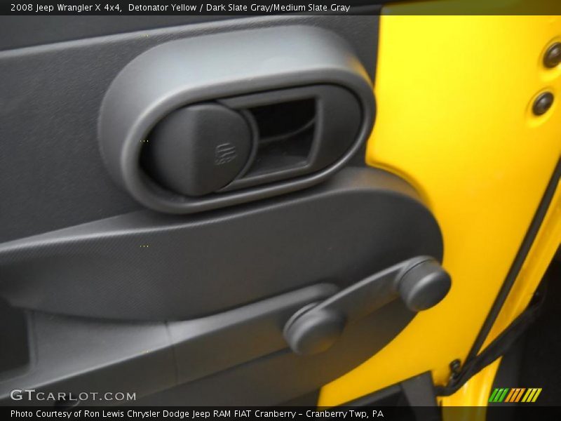 Detonator Yellow / Dark Slate Gray/Medium Slate Gray 2008 Jeep Wrangler X 4x4