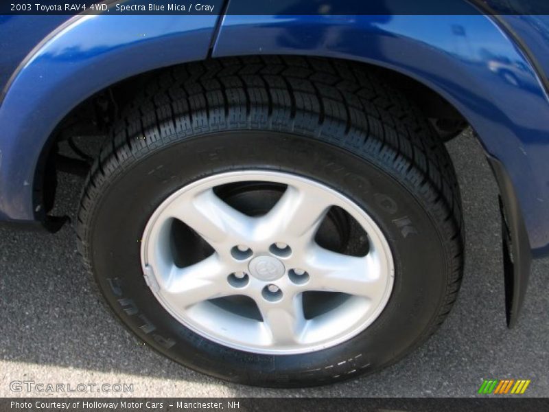 Spectra Blue Mica / Gray 2003 Toyota RAV4 4WD