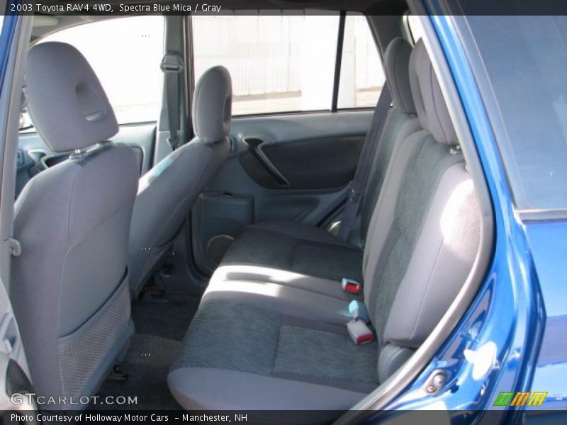 Spectra Blue Mica / Gray 2003 Toyota RAV4 4WD