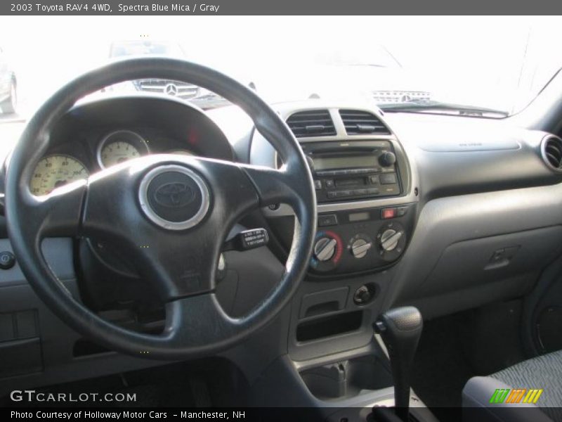 Spectra Blue Mica / Gray 2003 Toyota RAV4 4WD