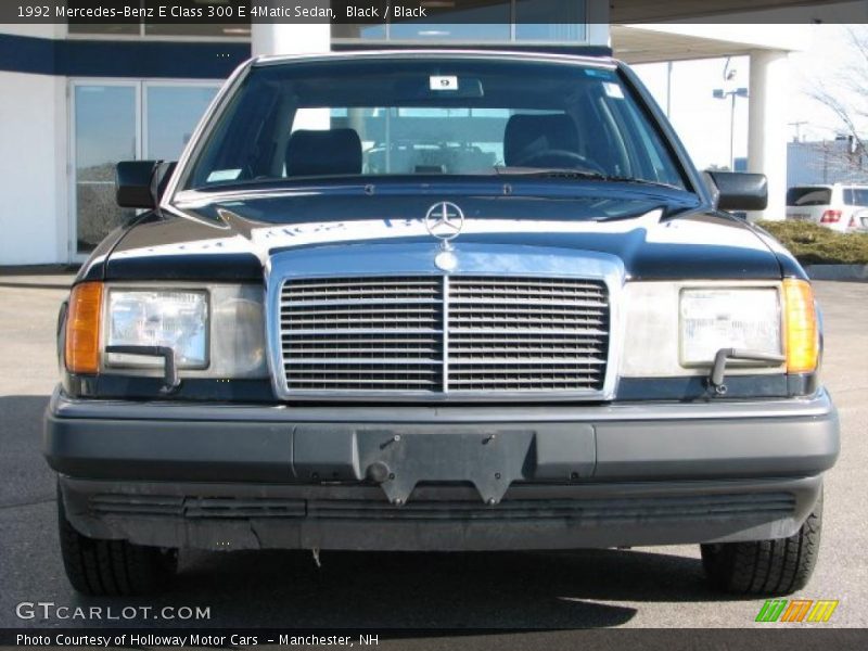 Black / Black 1992 Mercedes-Benz E Class 300 E 4Matic Sedan