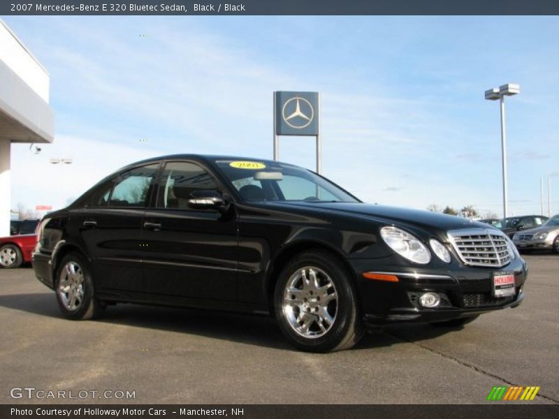 Black / Black 2007 Mercedes-Benz E 320 Bluetec Sedan