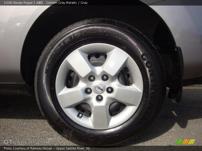 Gotham Gray Metallic / Gray 2008 Nissan Rogue S AWD