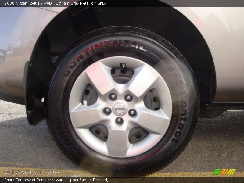 Gotham Gray Metallic / Gray 2008 Nissan Rogue S AWD