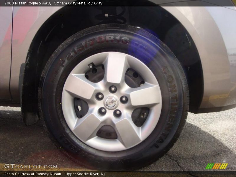 Gotham Gray Metallic / Gray 2008 Nissan Rogue S AWD