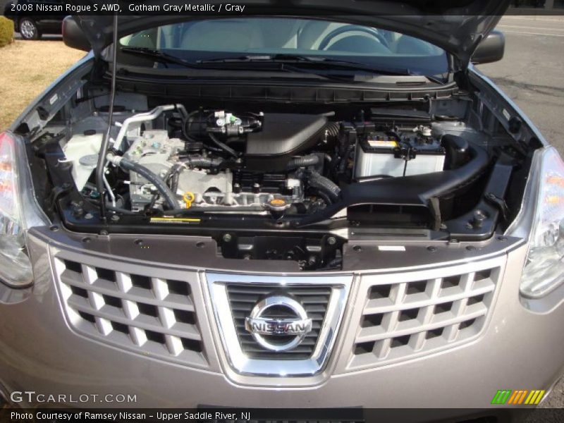 Gotham Gray Metallic / Gray 2008 Nissan Rogue S AWD