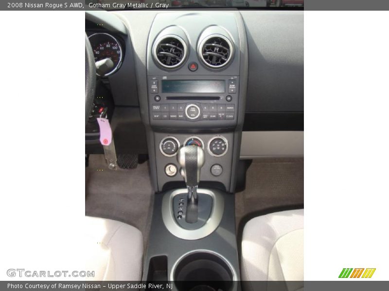 Gotham Gray Metallic / Gray 2008 Nissan Rogue S AWD