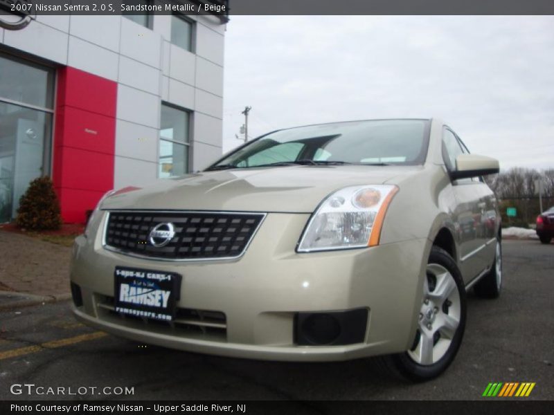Sandstone Metallic / Beige 2007 Nissan Sentra 2.0 S