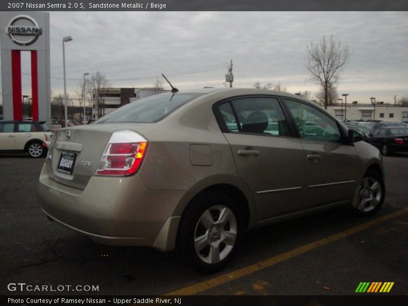 Sandstone Metallic / Beige 2007 Nissan Sentra 2.0 S