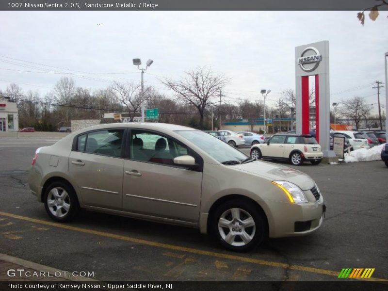 Sandstone Metallic / Beige 2007 Nissan Sentra 2.0 S