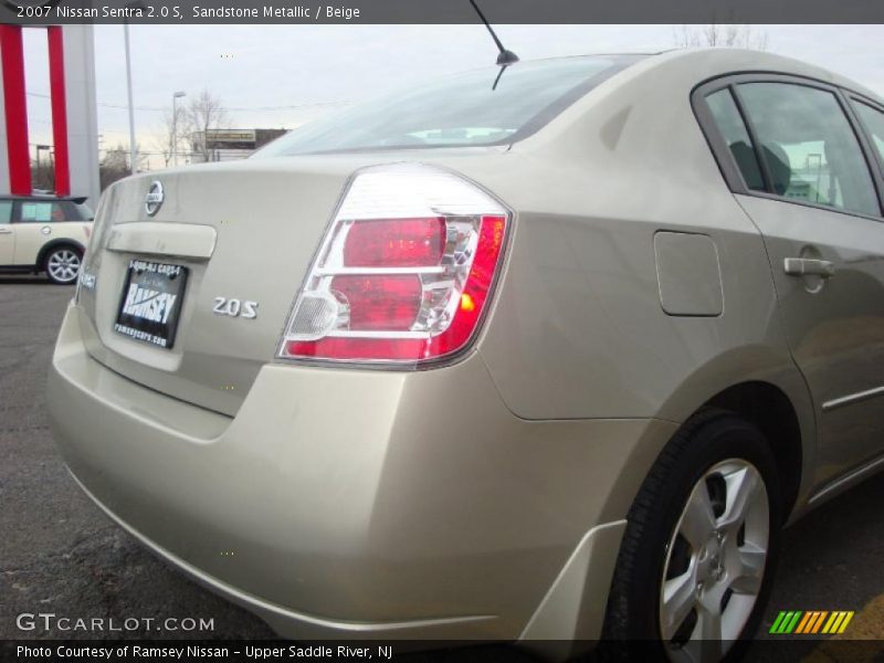 Sandstone Metallic / Beige 2007 Nissan Sentra 2.0 S